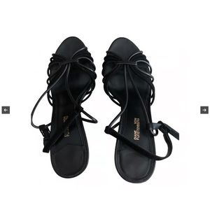 DVF Milena suede sling back sandals